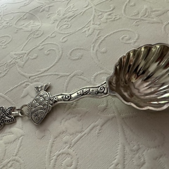 Bath salt spoon, in good condition, with wall hanger - Picture 2 of 4